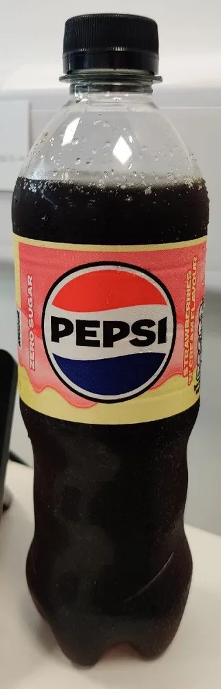 Pepsi zero sugar - starwberries 'n' cream flavour