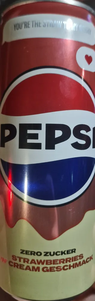 PEPSI STRAWBERRIES 'N' CREAM GESCHMACK