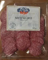 Delikatess Mettwurst geräuchert