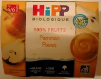 HiPP biologique 100% fruit pomme poire