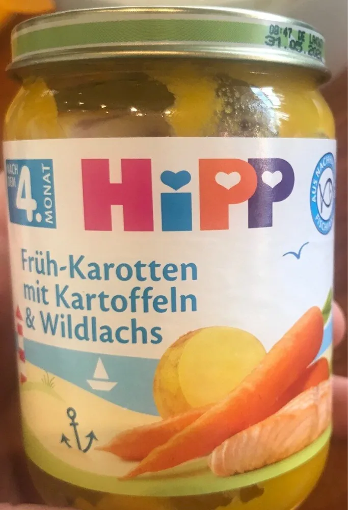 Frühkarotten mit Kartoffeln & Wildlachs