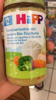 risotto aux légumes et dinde Bio