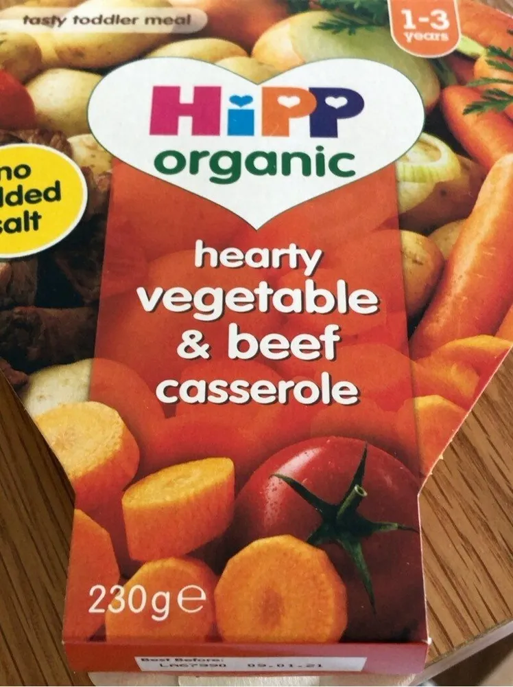 Vegetable & beef casserole
