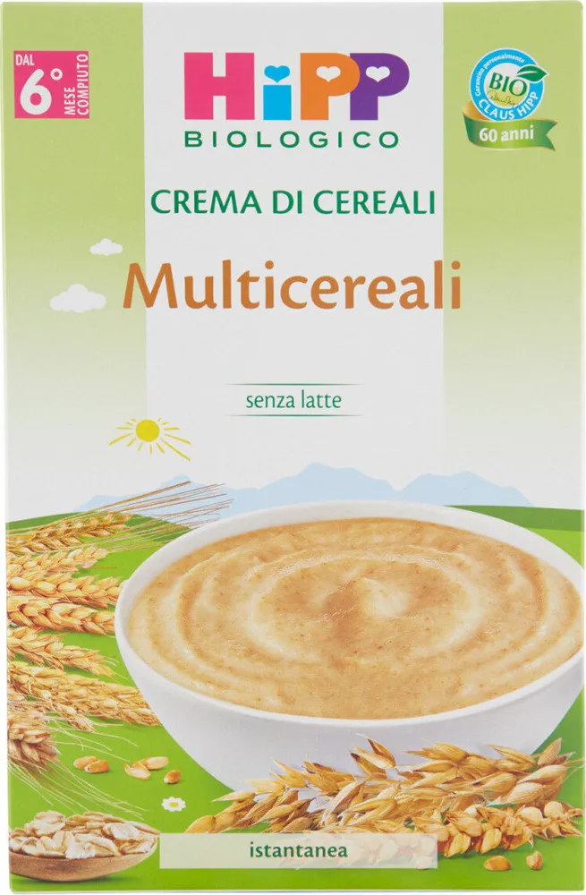 Crema di cereali multicereali