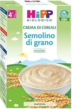 Crema di cereali semolino di grano