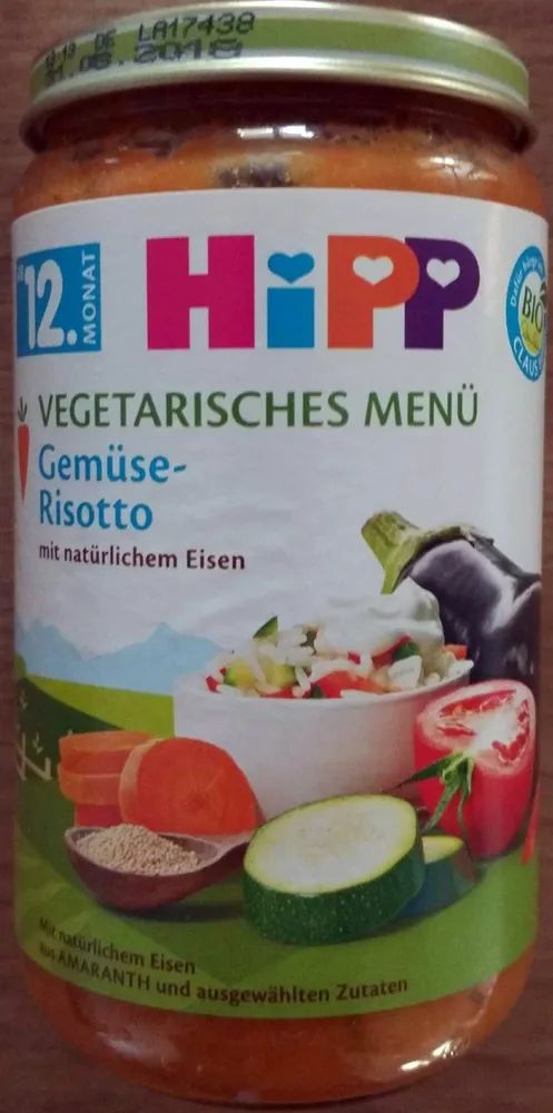 Vegetarisches Menü Gemüse-Risotto
