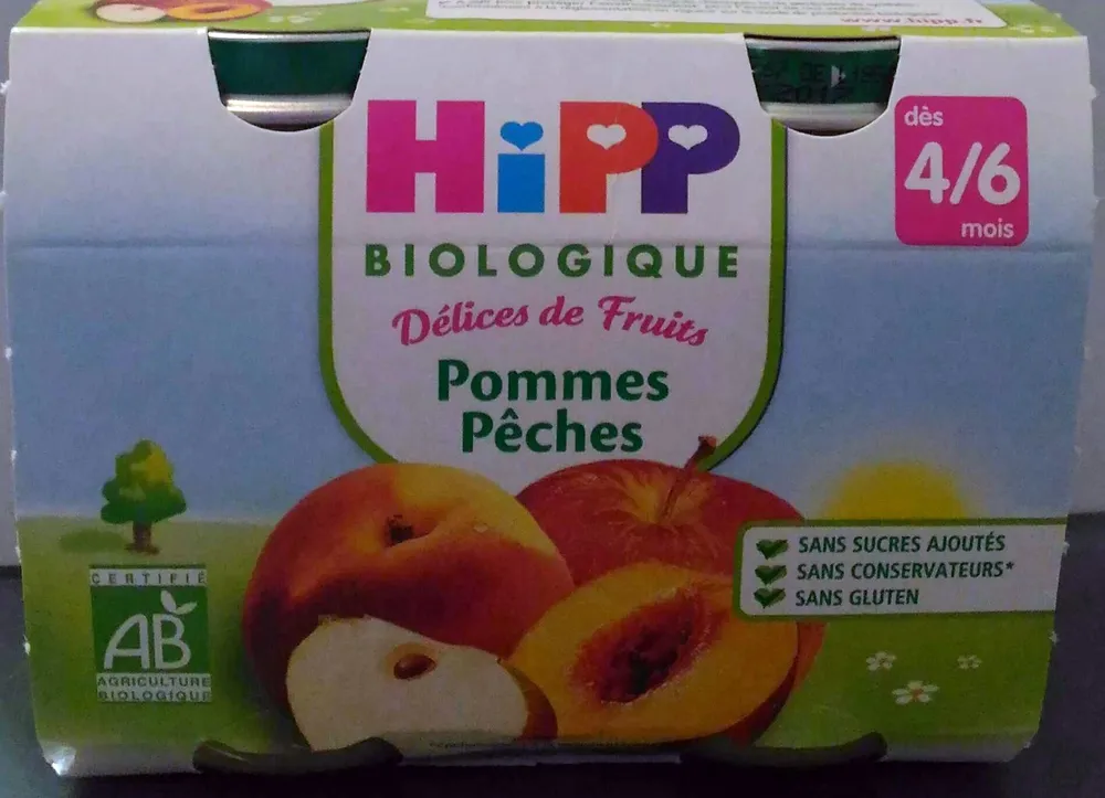 Délices de Fruits Pommes Pêches