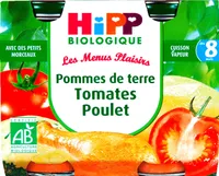 PETIT POT PDT TOMATE POULET 2X190G
