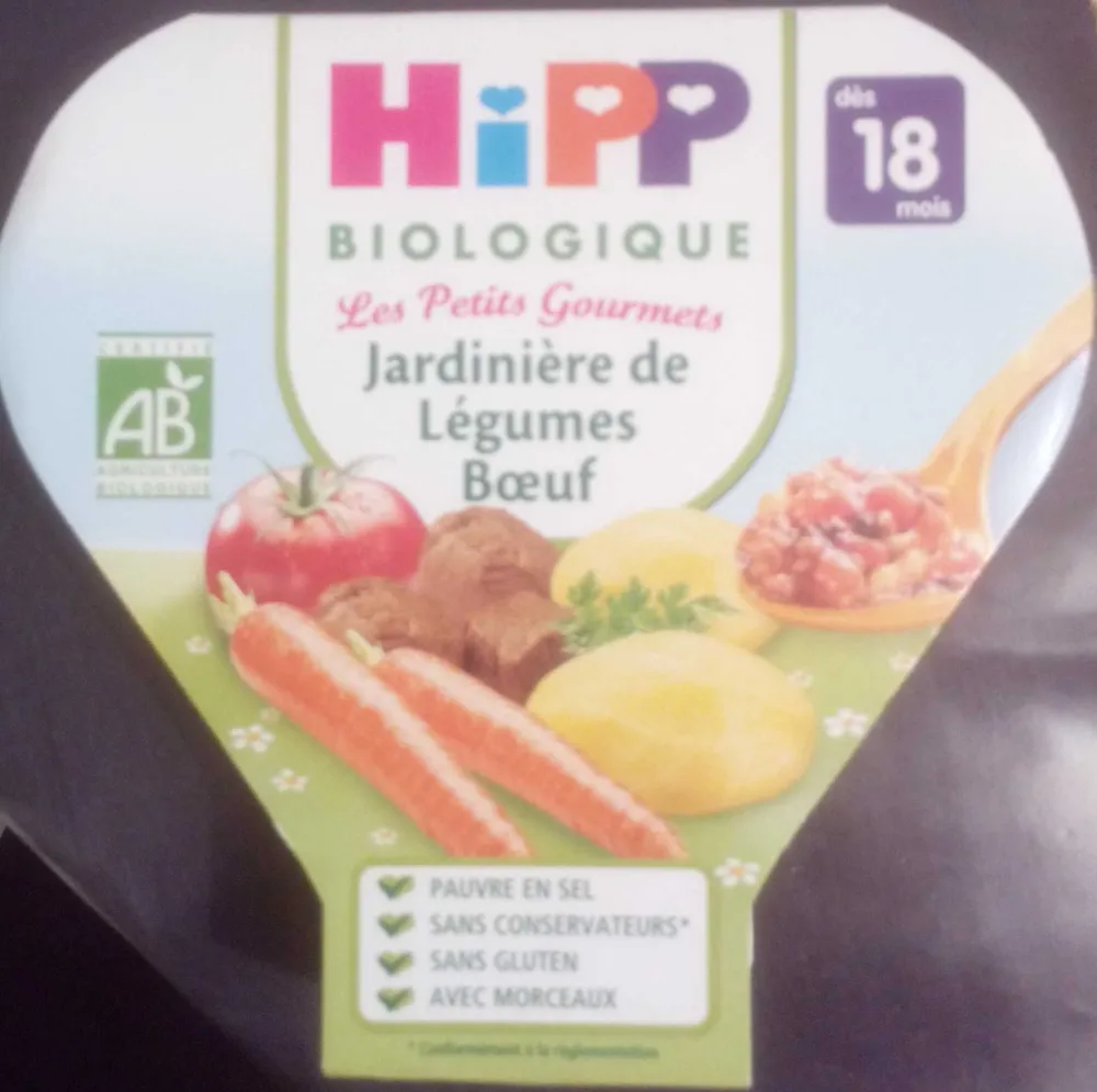 Jardinière de Légumes Bœuf biologique