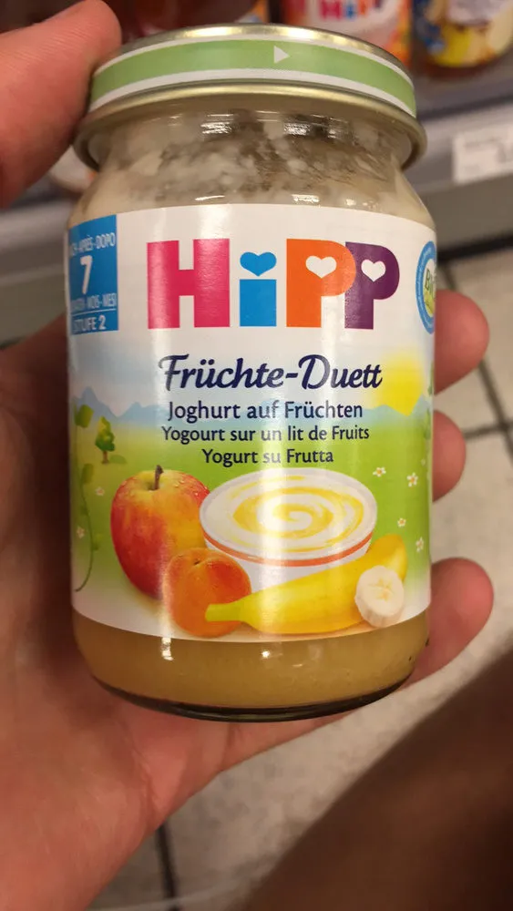 Früchte-Duett Yogourt sur un lit de fruits