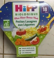 Mon Dîner Bonne Nuit Petites Lasagnes aux Légumes