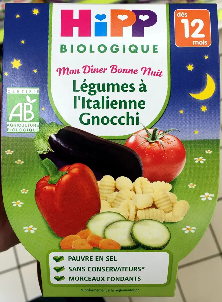 Légumes à l'Italienne Gnocchi
