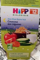 Bol Couscous Aux Légumes Hipp 2X220 g +