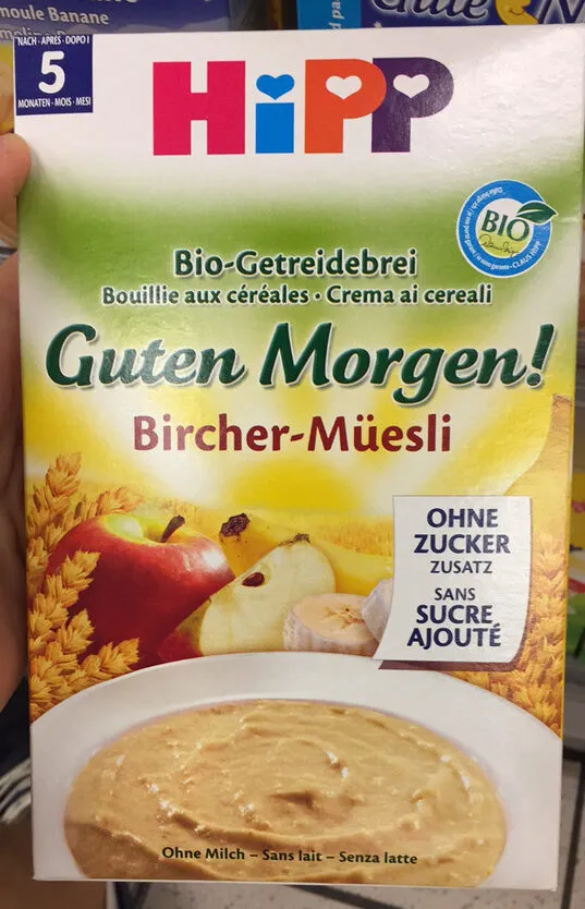 Guten Morgen! Bircher-Müesli Bouillie aux céréales