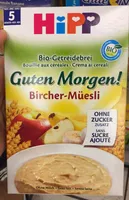 Guten Morgen! Bircher-Müesli Bouillie aux céréales