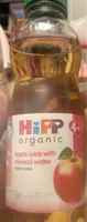 Apple juice with mineral water