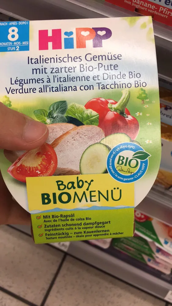 Légumes à l'italienne et dinde bio