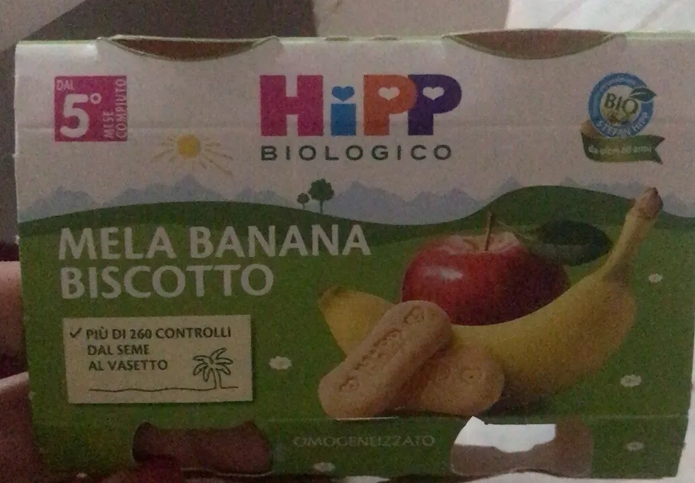 Mela banana biscotto