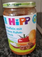 Hipp Kartoffeln Mit Mildem Rahm-gulasch 220G