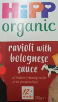 Ravioli with Bolognese sauce