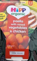 Paella with vegetables & chicken