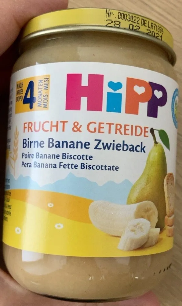 Birne banane & zwieback
