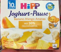 Joghurt-Pause Banane-Mango-Ananas