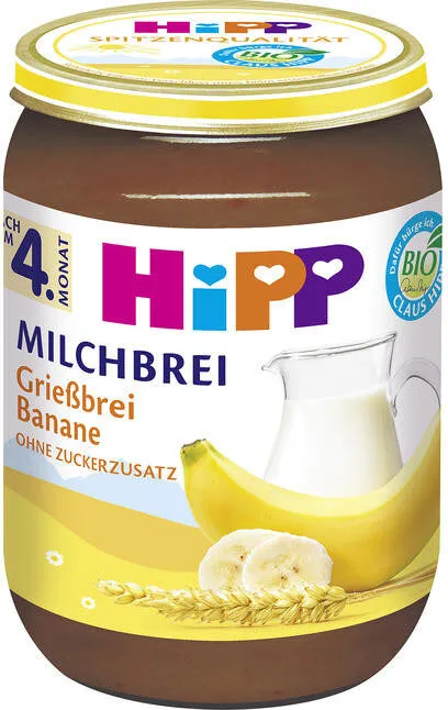 Grießbrei Banane