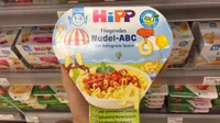 Fliegendes Nudel-ABC mit Bolognese Sauce