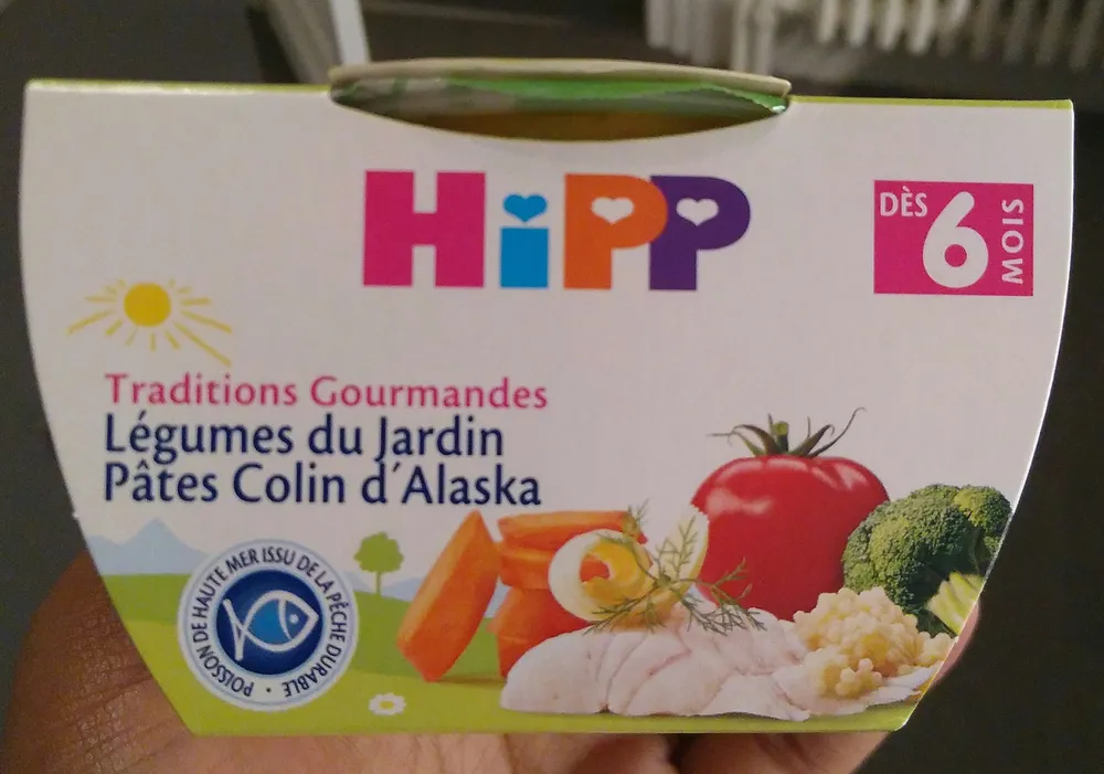 Légumes du Jardin Pâtes Colin d Alaska
