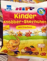 Kinder Knabber-Sternchen mit Früchten