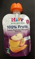 Gourde Poires Pommes Mangues Passion Hipp 90G +
