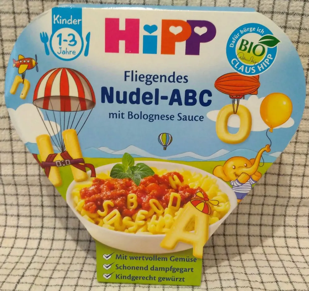 Menü Nudel-ABC mit Bolognese Sauce