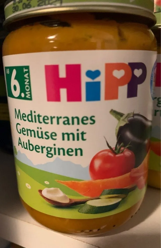 Hipp Mediterranes Gemüse Mit Auberginen