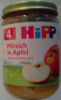 Pfirsich in Apfel