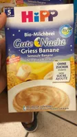 Bio-Milchbrei Gute Nacht Semoule Banane