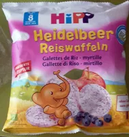 Heidelbeer Reiswaffeln