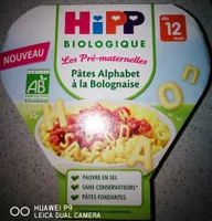 Pâtes alphabet à la bolognaise