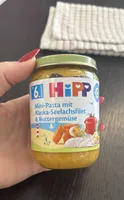 Mini Pasta mit Alaska Seelachsfilet & Butter Gemüse (ab 6. Monat)