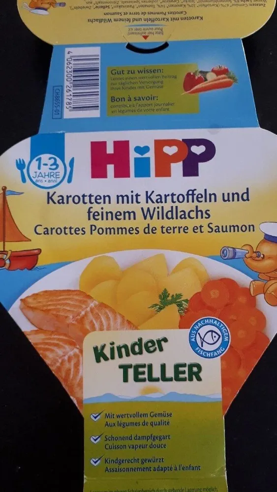 Carottes pommes de terre saumon