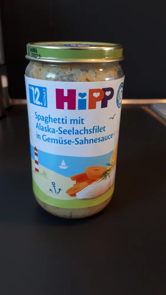 Spaghetti Mit Alaska-seelachsfilet In Gemüsesahnesauce