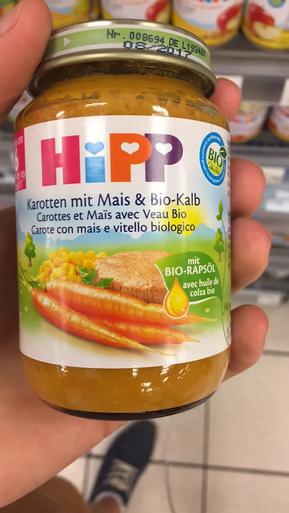 Carottes et Maïs avec Veau Bio