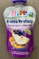 Frutta frullata pera prugna rives