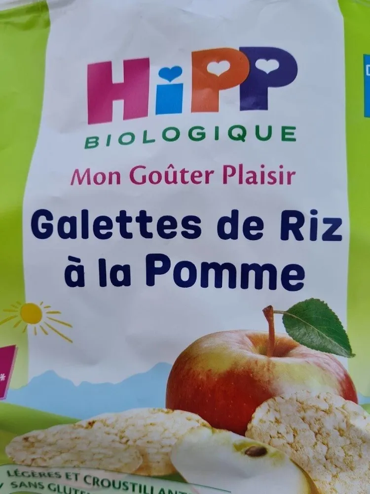 Galette de riz à la pomme