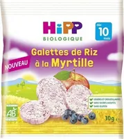 Sachet Galettes De Riz à La Myrtille Hipp 30G +