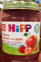 Erdbeere Himbeere in Apfel