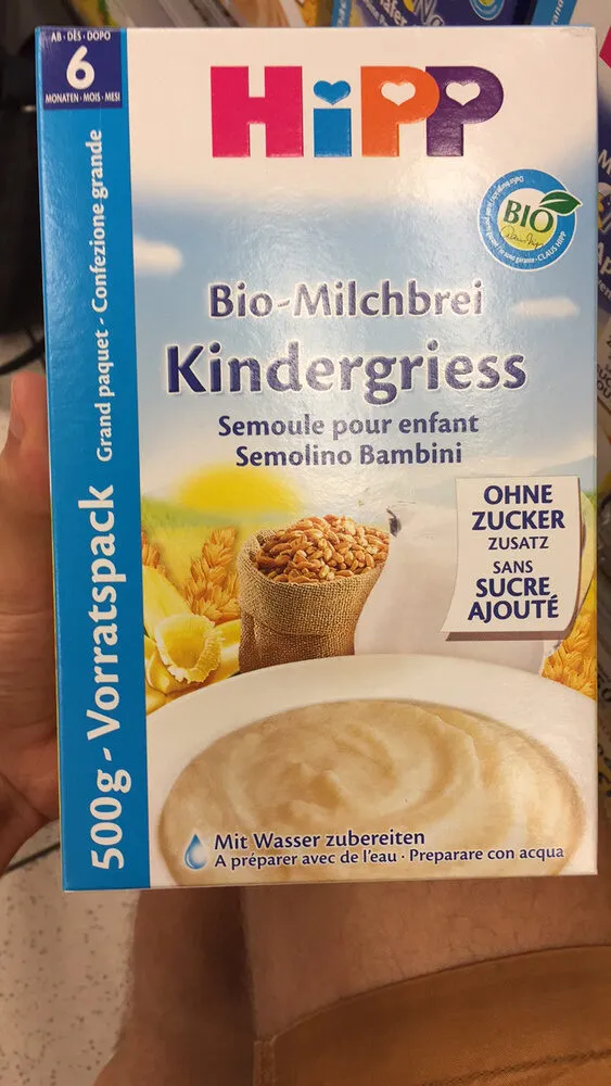 Bio-Milchbrei Semoule pour enfant