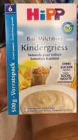 Bio-Milchbrei Semoule pour enfant