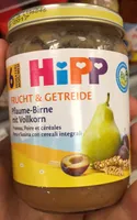 Pruneau, poire et céréales