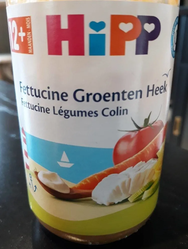 Hipp fettucine légumes colin